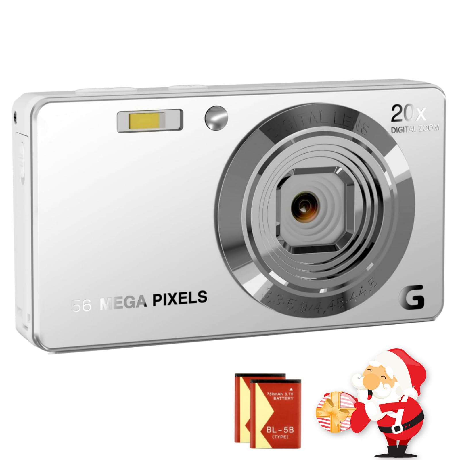 Amazon | デジカメ4K56MP YouTubeカメラAFオートフォーカス デジタル